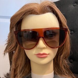 Celine Shield Gradient Sunglasses